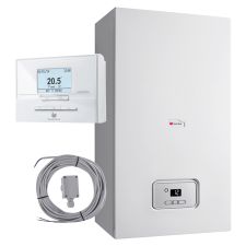 Pakiet Kocioł 2-fun.kondens. Thelia Condens 25 + sensor aut.pog. + regulator Exacontrol E7C