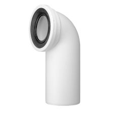 Kolano WC 110/90 L=300mm białe uszczelka wargowa WCE-CON9 Mcalpine