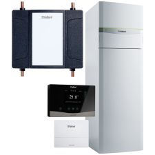 Pompa ciepła gruntowa 8,9 kW Vaillant FlexoCompact VWF 88/4 z chłodzeniem i regulatorem