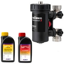 Zestaw filtr magnetyczny MagnaClean Pro2 z płynami podłączenie 1
