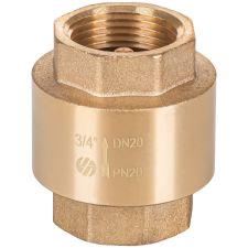 STOP zawór zwrotny z zamknięciem metalowym GW/GW 3/4GW x 3/4GW