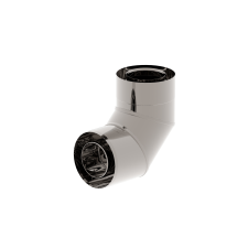 Kolano Turbo dwuścienne (stal nierdzewna 0,4mm) 60/100 - 90 SX-TDNV60/100K90 Spiroflex
