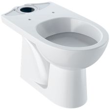 Miska WC Selnova stojąca lejowa do spłuczki nasadzanej B36 x H39 x T67 cm odpływ pionowy Geberit