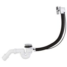 Syfon wannowy auto chromowany