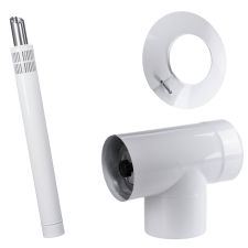 Zestaw wylotu bocznego 60/100 Viessmann/De Dietrich biały SX-TD60/100PAKBVIS-B Spiroflex