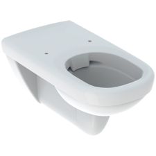Wisząca miska WC Selnova Comfort lejowa 39 x 36 x 70cm długa Rimfree Geberit