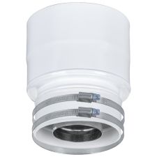 Adapter koncentryczny 60/100–80/125 mm AR biały ACV ILEA Spiroflex