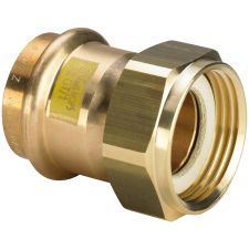 Dwuzłączka z SC 15 x 1/2 braz / (gaz) blyszczacy Łącznik do rur