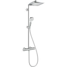 Zestaw natryskowy Hansgrohe Crometta E 240 z baterią termostatyczną ścienną, deszczownicą, słuchawką i drążkiem