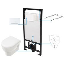 Zestaw WC podtynkowy AVIS  6 w 1 Deante