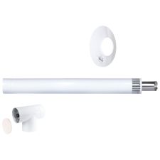 Zestaw wylotu bocznego 80/125 Viessmann/De Dietrich biały SX-TD80/125PAKBVIS-B Spiroflex