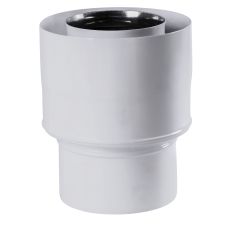 Redukcja Turbo dwuścienna 80/125 x 60/100 biała SX-TD80/125X60/100REDB Spiroflex