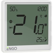 Internetowy podtynkowy regulator temperatury ZigBee EONE230W biały ENGO