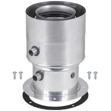 Adapter Turbo 60/100 x 80/125 z odskraplaczem prosty SD SX-TD-ASO Spiroflex
