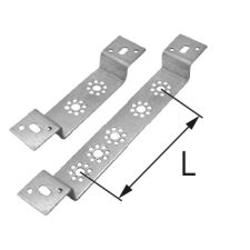 Płytka montażowa odsadzona metalowa podwójna L = 50 mm KAN-THERM