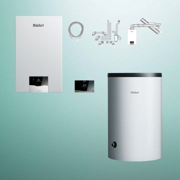 Pakiet kocioł 1-fun. kondensacyjny VC 30CS/1-5 + VIH R 200/6 B + sensoCOMFORT 720 + SPS Ś/D