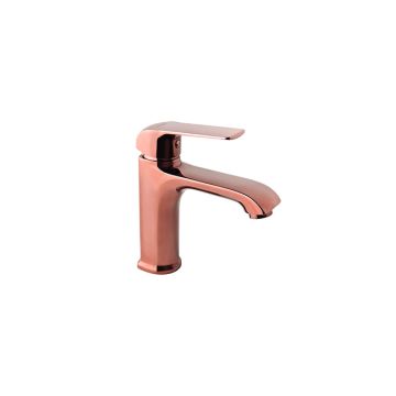 Bateria umywalkowa złota Valvex Aurora Rose Gold stojąca, z korkiem automatycznym