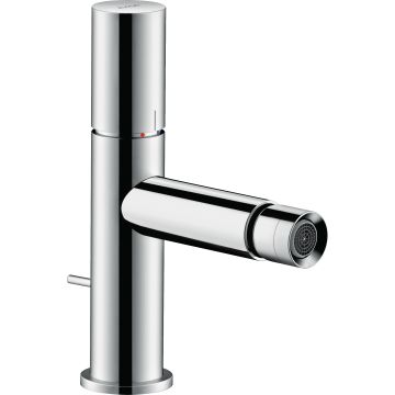 Jednouchwytowa bateria bidetowa,z automatycznym kompletemodpływowym, uchwyt Loop chrom AXOR Uno