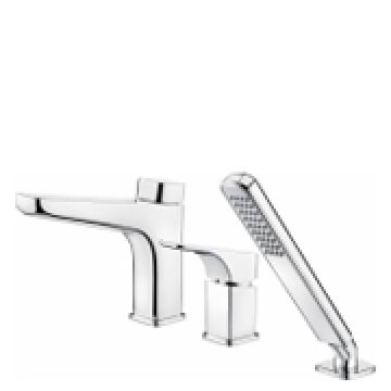 Bateria Hiacynt chrom wannowa 3-otworowa