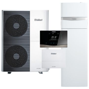 Pompa ciepła powietrze 9,2 kW Vaillant AroTherm VWL 105/6 A z centralą VIH i regulatorem