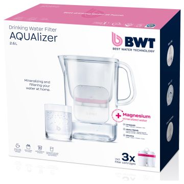 Dzbanek filtr do wody BWT AQUAlizer 2.6l 3 wkłady Mg2+
