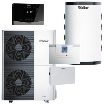 Pompa ciepła powietrze 12,2 kW Vaillant AroTherm VWL 125/6 A z buforem i regulatorem