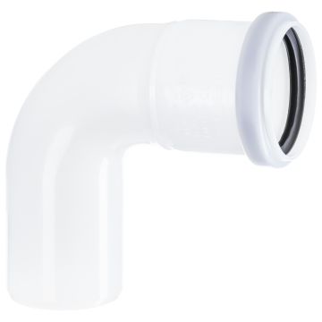 Kolano spalinowe 80 - 90 polipropylen SX-PPJ80K87 Spiroflex