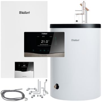 Pakiet kocioł 1-fun. kondensacyjny VC 30CS/1-5 + VIH R 120/6 B + sensoCOMFORT 720f + SPS SZ