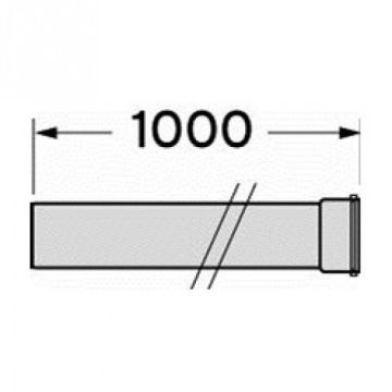 Przedłużenie rury DN80 L=2000mm PP 303255 Vaillant