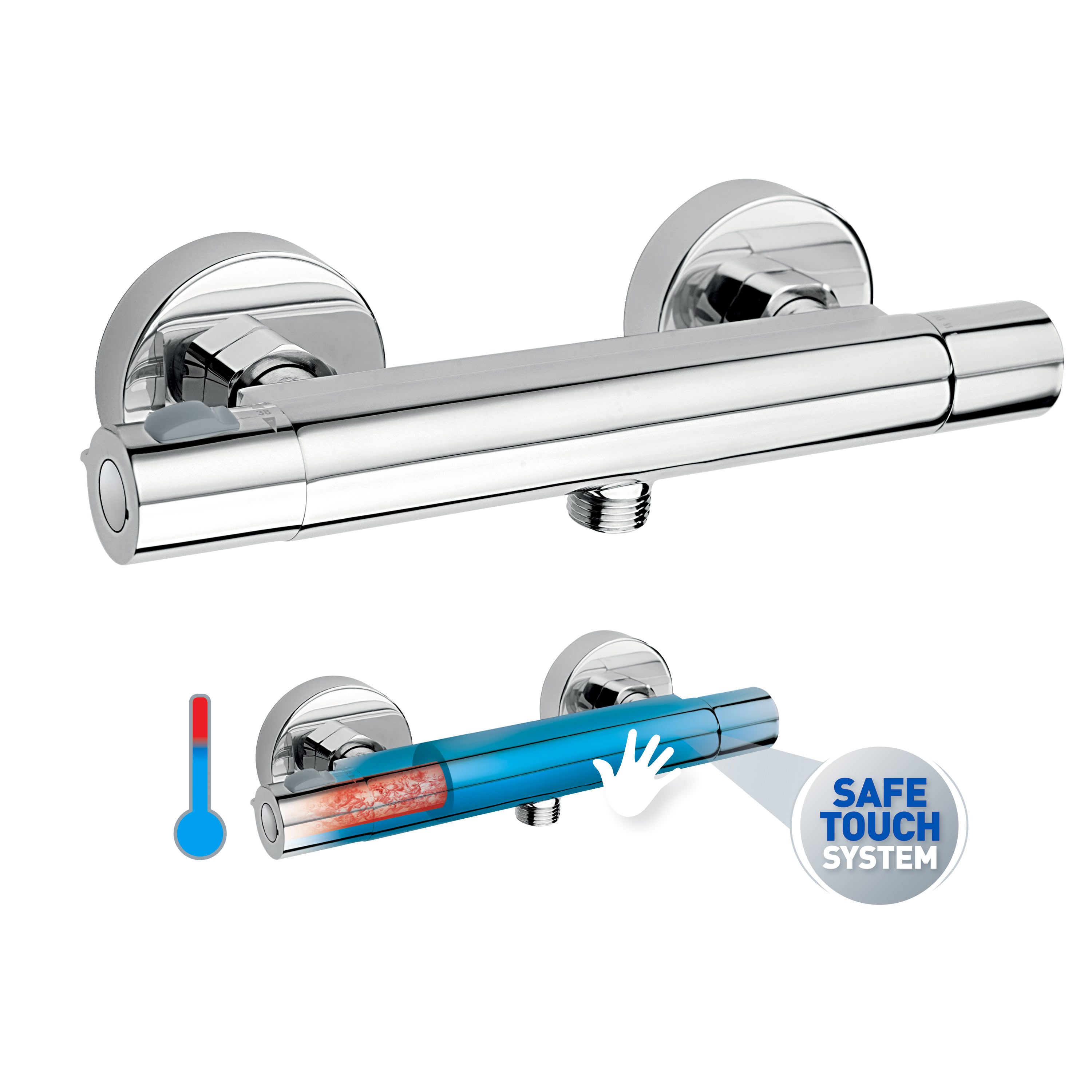Ferro Trinity Safe Touch TRM7 termostatyczna bateria prysznicowa