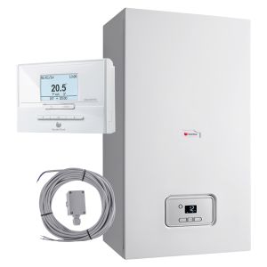 Pakiet Kocioł 2-fun.kondens. Thelia Condens 25 + sensor aut.pog. + regulator Exacontrol E7C
