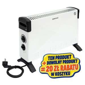 Grzejnik elektryczny (farelka) konwektorowy RMCH 2000W Remvo