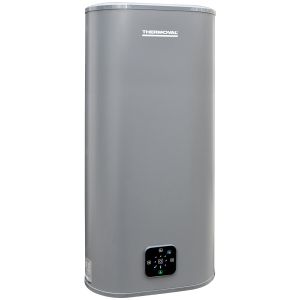 Elektryczny ogrzewacz pojemnościowy Aqua Ti-100 L-G  ze sterowaniem WIFI obudowa Slim szary THERMOVAL