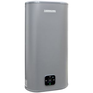 Elektryczny ogrzewacz pojemnościowy Aqua Ti-80 L-G ze sterowaniem WIFI obudowa Slim szary THERMOVAL
