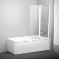 Parawan nawannowy 10CVS2-100 R biały + transparent 7QRA0103Z1 Ravak