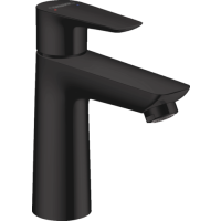 Bateria umywalkowa czarna Hansgrohe Talis E 71710670 stojąca, z korkiem automatycznym