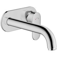 Bateria umywalkowa jednouchwytowa podtynkowa ścienna Vernis Blend z wylewką 205 mm chrom Hansgrohe